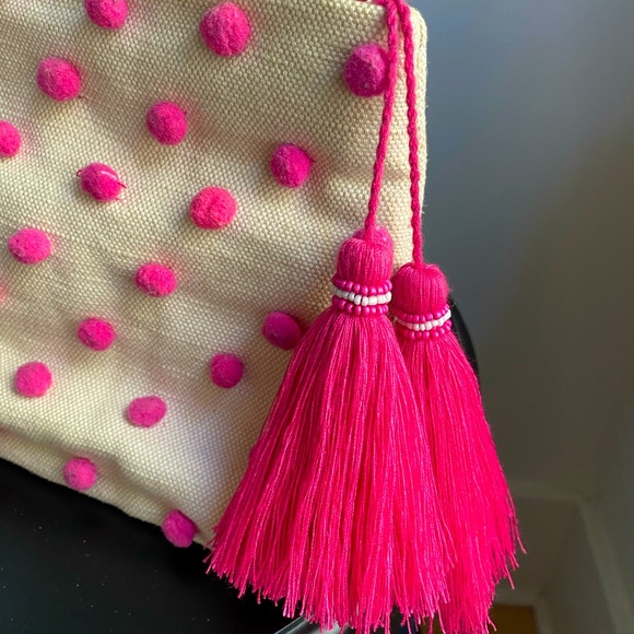 Pink Pom-Pom Clutch - Picture 2 of 3